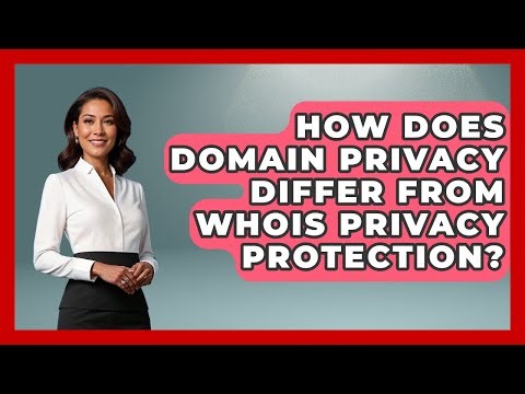 How Does Domain Privacy Differ From WHOIS Privacy Protection? - Domain And Hosting Gurus