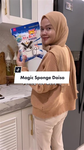 Magic Sponge Daiso: Uji Kelebihan dan Kegunaan