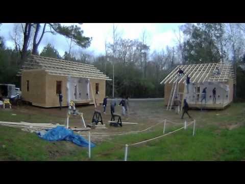 Rural Studio 20K House - Model Home Construction Timelapse by Timothy Hursley