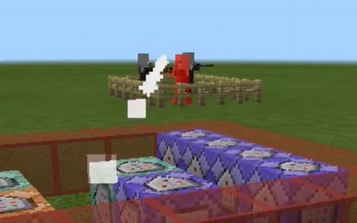 如何在MC用命令方块做一把枪(附教程，网易可用）