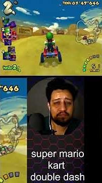 Short Mario Kart: Double Dash!! Mario y Luigi copa champiñon 4 Desierto Seco-Seco