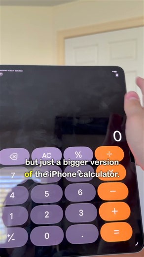 The iPad Calculator app is INSANE