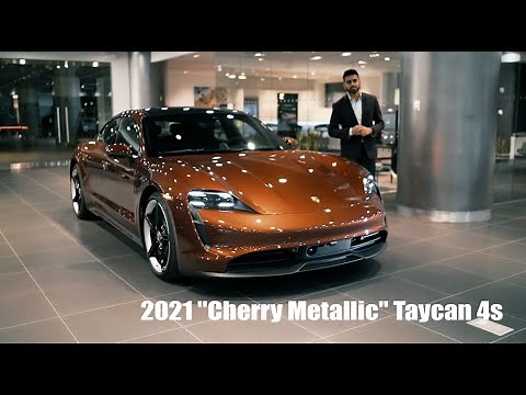 2021 "Cherry Metallic" Taycan 4s | Walkaround