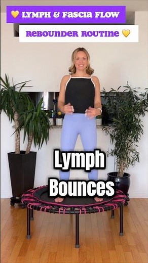 Gentle Lymph & Fascia Flow 🌿 Rebounding Routine | Full Flow on My Channel