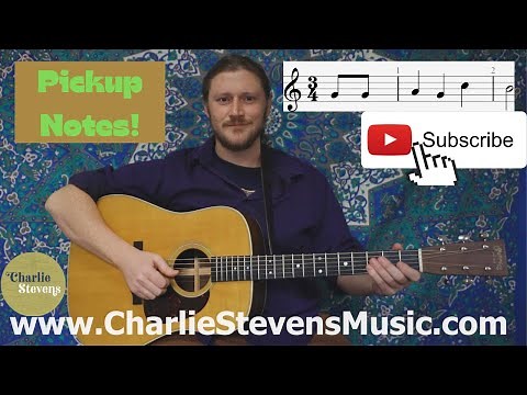 Pickup Notes (Anacrusis) - Basic Guitar Lesson