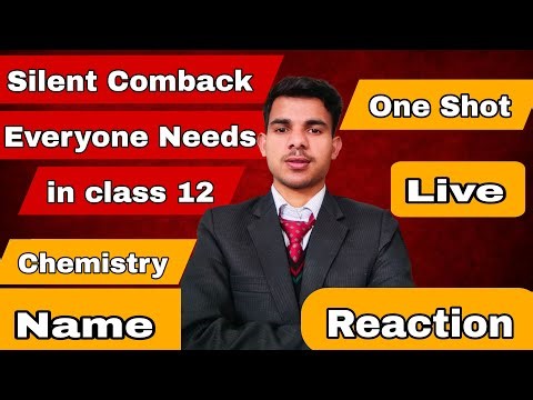 Class 12 Chemistry Name Reactions – Complete One Shot for NEB Board Exam (2082/2083)