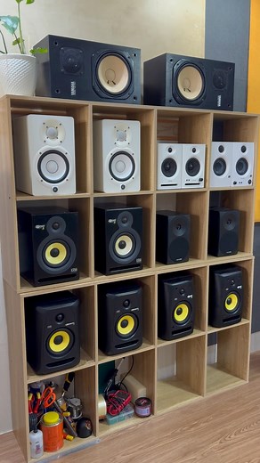 1.1K views · 16 reactions | Black and Yellow 﫶 Upate : Studio Monitor in Stock #Studio #yamaha #krk #presonus | D Gears | Facebook