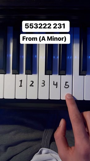 Keys Tutorials on Instagram: "In the end from (Am) I chose this scale because it is the simplest and it consists of all white keys. #piano #pianocover #tutorial #pianotutorial #pianolessons"