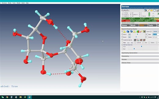Olex2基操-图例(Legend)中原子颜色的更改