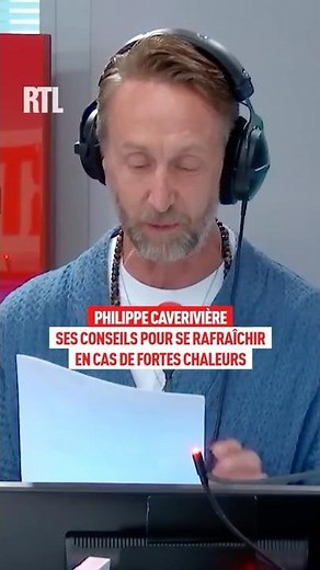 Philippe Caverivière's advice for cooling off in hot weather