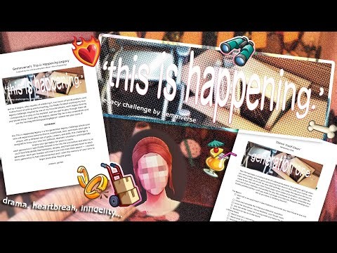I created a new legacy challenge for the Sims 4– let’s talk about it! ⭐️🗾