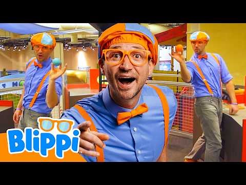 Blippi’s Science and Playing Museum Adventure! 🍕💦