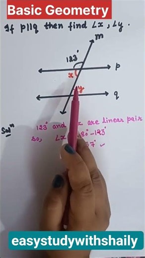 Basic Geometry #maths #mathstricks #mathstips #angles #mathsexampreparation