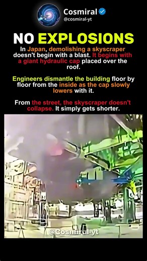 How Japan Makes Skyscrapers Disappear 😳#japan