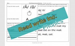 Read Write Inc. revision set 1.1 (m, a, s, d, t)