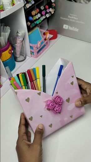 DIY File & Letter Holder | Beautiful Cardboard Organizer Craft | How to Make Stylish File Organizer