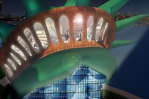 Statue of Liberty "Luxury Makeover" Calls Out Contemporary Development Practices