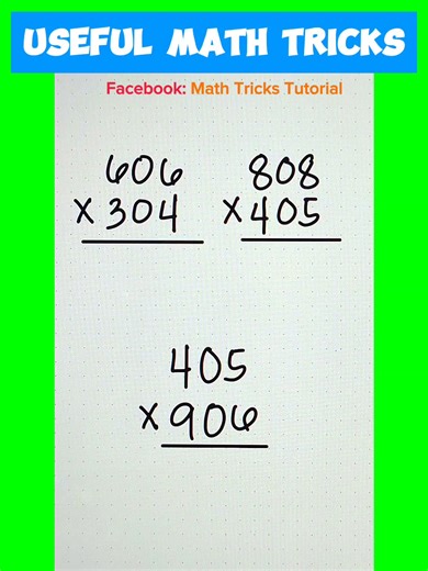 24 reactions · 15 shares | Very Fast Math Shortcut | Math Tricks Tutorial | Facebook