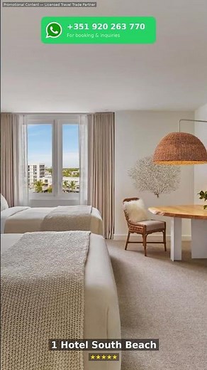 1 Hotel South Beach ★ Luxury Hotels Miami