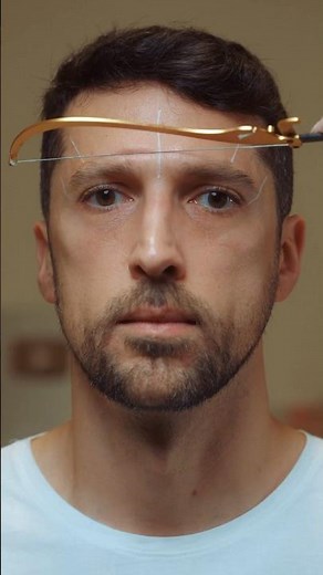 Sobrancelhas masculinas com disfarce de falhas! #sobrancce #sobrancelhas #homens #makeup #beauty