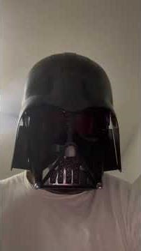 Darth Vader voice changer mask test