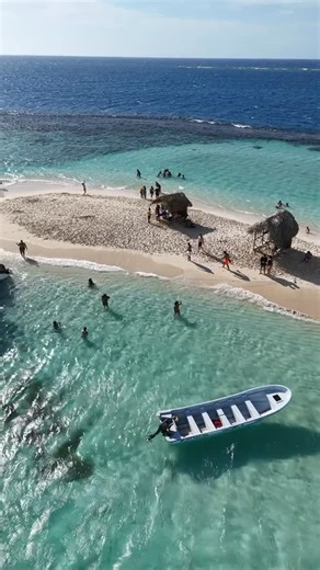 Dominican Republic Places | 📸@mich3llerodriguez from TikTok, Through his lens, he shows us the charms of 📍Cayo Arena 🇩🇴✨💙🤩🏝️ #republicadominicana #dominicanrepublic... | Instagram