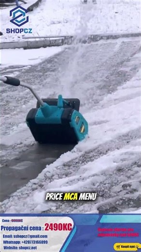 AlphaWorks Cordless Snow Shovel, 20V 2Ah DC Electric Snow 2490KC