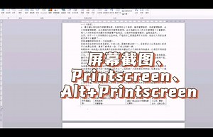 屏幕截图和Printscreen