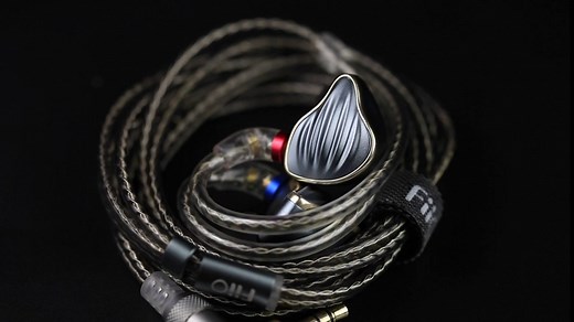 FiiO FH5 Best Over The Ear Headphones/Earphones Detachable Cable Design HiFi Quad Driver Hybrid (1 Dynamic + 3 Knowles BA) in-Ear Monitors for iOS and Android Computer PC Tablet