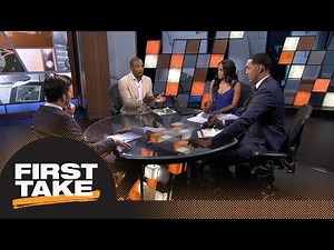 First Take debates how much pressure is on LeBron James after joining Lakers | First Take | ESPN