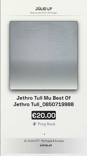 Jethro Tull Mu Best Of Jethro Tull - Disco de vinil