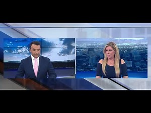 Earthquake on-air during newscast