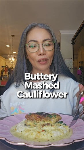 Buttery Mashed Cauliflower | Better Than Mashed Potatoes? Creamy Garlic Cauliflower Mash