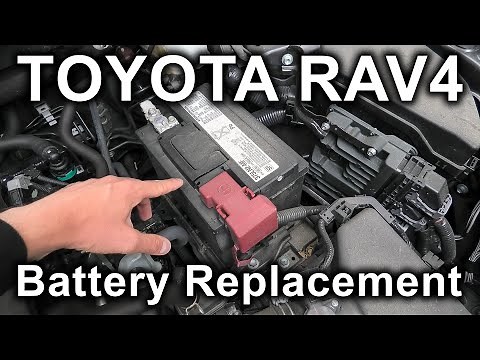 Toyota RAV4 (2019-2025): 12-Volt Battery Replacement (Non-hybrid).