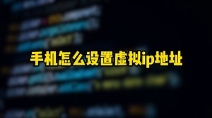 手机怎么设置虚拟ip地址