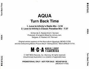 Aqua - Turn Back Time