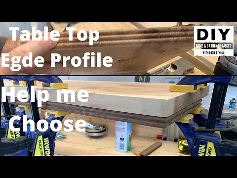 Table Top Edge Profile