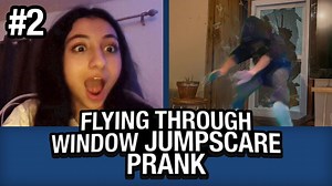 27K views · 1.5K reactions | Flying Through Window JUMPSCARE PRANK on Omegle #2 | King Judah | Facebook