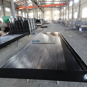 [Hot Item] Heavy Mineral Wet Zircon Gravity Wilfley Tables for Tin Gold Copper Silver Separation