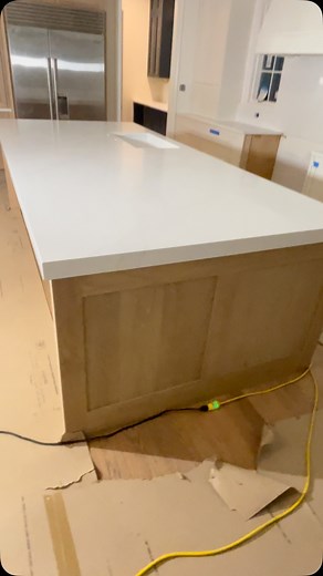 Stone & Tile World, Inc. on Instagram: "Calacatta Abezzo Quartz installed with full height backsplash and mitered edges on island with a stone sink apron front! Looks absolutely gorgeous! ✨ #stoneandtileworldinc #stone #kitchen #kitchendesign #homedesign #quartz #interiordesign #luxurylifestyle #quartzcountertops #kitchenremodel #kitchenidea #kitchenrenovation #kitcheninspiration #kitchengoals #kitchen #kitchendesign #kitchenisland #kitcheninspo"