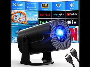 AGIMA Mini Projector with WiFi and Bluetooth Review – Pros & Cons Outdoor Home Movie Projector