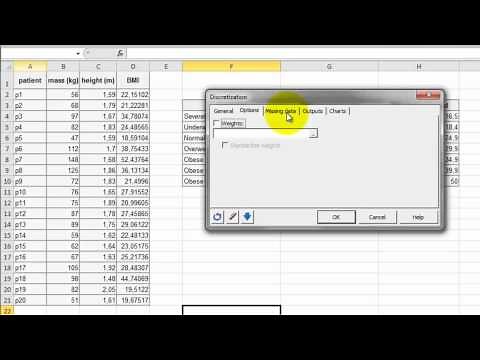 How to discretize a continuous variable with XLSTAT?