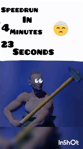 Getting over it speedrun in 4 minutes 23 seconds.(Inspiration from @Sexybusy )