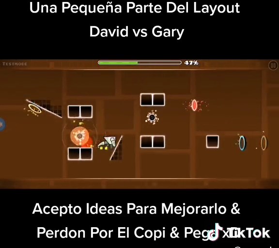 David vs Gary: Diseño de Layout en Geometry Dash