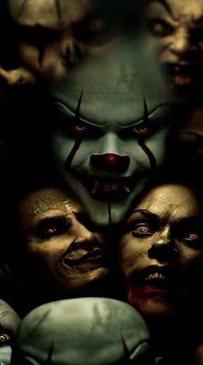 Halloween Party Background Video - Scary Horror Clown Loop - Free to Use - Horror Visuals