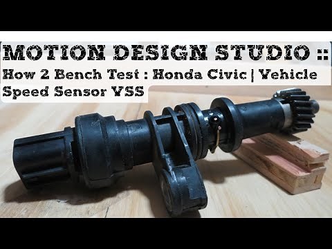 How 2 Bench Test : Honda Civic | Vehicle Speed Sensor VSS