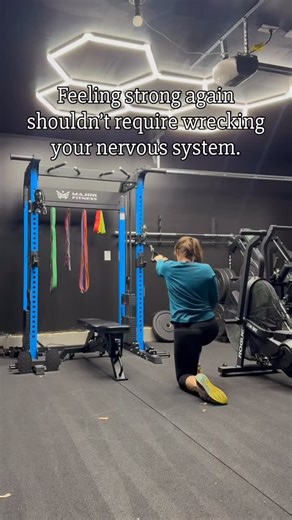 Kelsey | Nutrition Therapy Practitioner, LMT, CF-L2 on Instagram: "Feeling strong again shouldn’t come at the cost of your nervous system. Resilient Strength is month to month programming built to help you get stronger, recover better, and train in a way your body can actually sustain. Smart strength. Real recovery. No burnout. 💪🏼 If you are looking for a program that provides linear progression, click the link in my bio to get started. #onlinetraining #workoutplan #workoutprogramming #workout