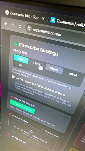 Espterminator.com - Flash Custom Firmware In Minutes! #esp32 #pentesting #webflasher