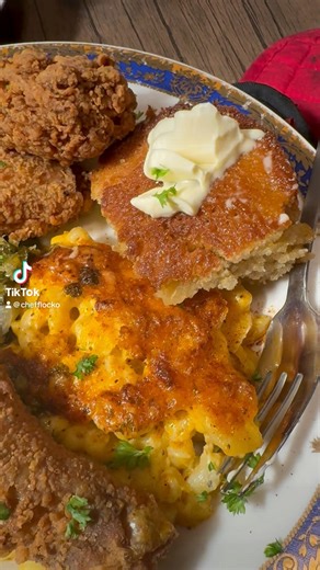 14K views · 309 reactions | Soul Food Recipe ! fried Chicken, Mac & cheese, Cornbread & collard greens !!!#soulfood #fyp #foryou #viralfood #foodporn #foodlover #explorepage #dinnerideas #macandcheese #collardgreens #friedchicken #cornbread #recipe | Flo Leslie | Facebook