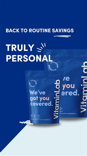 GET 20% OFF the most bioavailable ingredients for truly personalized VitaminLab supplements that are custom-made just for you! Use code SAVE20. | VitaminLab | Facebook